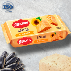 야시키노 해바라기씨 할바맛 웨하스 와플 유럽 러시아 과자 먹거리, 1개, 300g