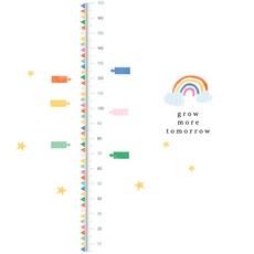 90 60cm 032469 신장과 이름을 쓸 수있는 · 신장계 벽 스티커 신장계 메모 첨부