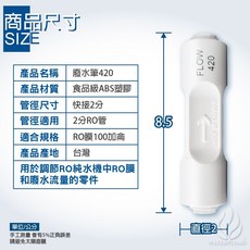 WATER LORD 廢水筆 420 快接, 1個