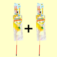 펫츠루트 카샤카샤 붕붕 슈퍼롱 고양이 장난감, 벌, 2개