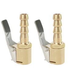 8mm 자동차 타이어 밸브 클립 솔리드 브래스 노즐 클램프 인플레이션 펌프 어댑터 에어 척 팽창기 퀵 커넥터 액세서리 2pcs, Type B