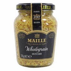 平安 法國 MAILLE 魅雅芥茉籽醬 芥末籽醬 狄戎芥茉醬 法式芥末醬 210g, 1個