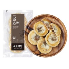[호떡당] 줄서서먹는 호떡! 꿀호떡! 영양간식 아이간식 식사대용 겨울간식, 350g, 1개