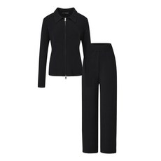 [보니스팍스.] 카라 집업 니트 가디건 밴딩 팬츠 셋업 (XP4OW001L0)