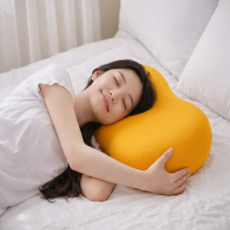 하늘움 부드러운촉감 메모리폼 숙면베개, 1개, 주황색