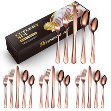 스테인리스 스틸 식기 세트 20개 30개 40개 60개 세트, 로즈 20종 세트 4인분, 1