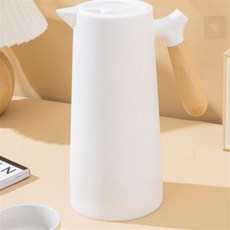 몽키 보온주전자 1L 화이트 보냉주전자