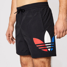 adidas 愛迪達 三葉三色印花短褲 GN3568