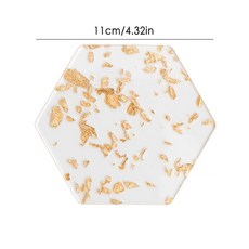 단열 실리콘 매력적인 우아한 커피 패드 테이블 장식 금박 크래킹 매트, S, six