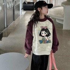 春秋兒童女孩印花 長袖衛衣
