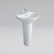 INAX AL-285VFC-TW/BW1 L-288VC-TW/BW1長腳臉盆 簡約設計 易於清潔 穩固耐用 提升浴室質感