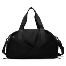 남녀공용 피트니스 더플백, 블랙, 1개