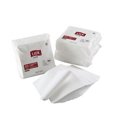【鉅瑋】無塵室擦拭布-平紋款(10包/箱) LICK 力可潔 LGK5 拋棄式 一次性 擦拭布 實驗室 精密儀器, 1個