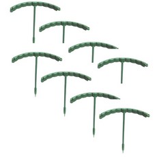 원형 화분 식물 지지대 난초 국화 다육이 지주대 꽃나무 지지 막대 반원 화초 쓰러짐 방지틀 튼튼 정원 넝쿨장미 거치대 플랜트 줄기 지지대핀, 8개