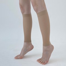 실루엣 의료용 압박스타킹 소프트 종아리 압박밴드 베이지, 종아리/무릎형, 1세트