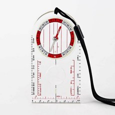 오리엔티어링 나침반 야광 축척자 진행선 omn*858ZF, 1개