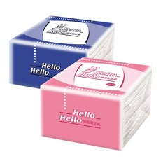 Hello 抽取衛生紙 100抽 20抽x60包 小抽 餐廳/營業/夜市適用, 1個, 120抽 (195x115mm),一般地區 1箱