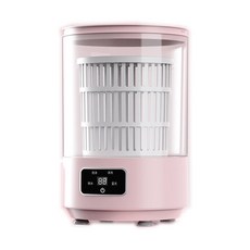 迷你洗衣機 4L家用大容量 內衣褲襪輕薄衣物便攜清洗, 粉色, A12