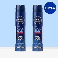 [니베아] 맨 데오드란트 스프레이 쿨 킥 200ml 2개