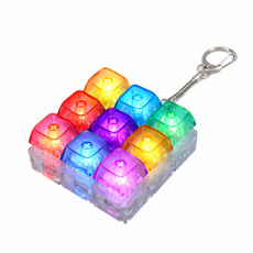 피젯 테트리스 딸깍이 청축 프리미엄 키보드 키링, 1개 1개