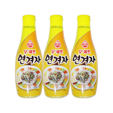 오뚜기 오쉐프 연겨자 겨자 냉면 양장피, 480g, 3개