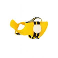 도그월드 꿀벌 강아지 구명조끼 소.중.대형견 안전 물놀이 조끼, 꿀벌 구명조끼, 1개