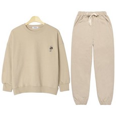 CROZEM 孩童雙面迷你熊運動服套裝