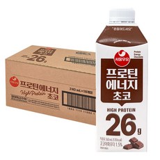 서울우유 프로틴 에너지 초코, 240ml, 18개