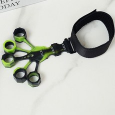 手筋專項訓練器男指力訓練器：手臂肌肉筋脈擴張曲張健身器材, 入門新款5指 迷彩綠, 1個