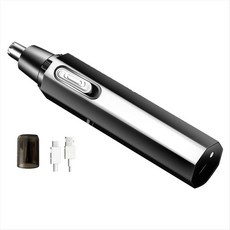 남성용 코 헤어 트리머 USB 충전식 귀 코 헤어 트리머 전문 트리밍 도구 전기 코 헤어 트리머 A, 01 Black, 검은색