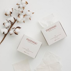 아트박스/메르슈 메르슈 무표백 티슈형 순면페이스타올 300매(100매3팩)