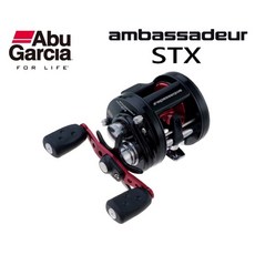 ABU Ambassadeur AMBSTX 鼓式捲線器 6601 左手拋投順暢 - 百有釣具, 1個, 加購金屬強力握把