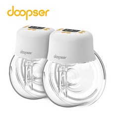 正品免手扶智能穿戴式電動吸奶器無線雙邊全自動一體式便攜吸乳器, 1個, 雙邊8010-28mm:如圖