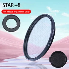 DJI 6 카메라 52mm 어댑터 링 나사형 필터 UV ND CPL 10X 클로즈업 스타 나이트 블랙 미스트 렌즈 캡 액세, 01 China Mainland, 03 STAR