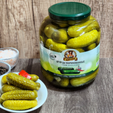 마리아나 오이피클 병조림 대용량 러시아식 먹거리, 1개, 1.43kg