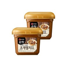 청정원 순창 우리쌀로만든 미소된장 된장찌개 450gx2개, 순창 조개 멸치 된장 찌개양념 된장찌개 450g x 2