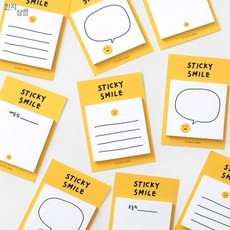 한지상점 스마일 점착메모지 붙이는메모지, 04 말풍선