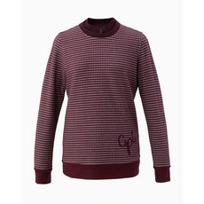 [CPX] 여성 전판 자가드 패턴 라운드 넥 티셔츠_MGWALWW8421