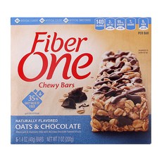 Fibre One 耐嚼燕麥巧克力棒 5 條, 1個, 200克