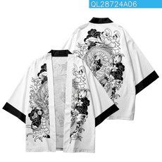 일식주방장 일본 중국풍 유카타 영업 가운 넉넉한 핏 자켓 가디건 여행 식당 일본옷 기모노