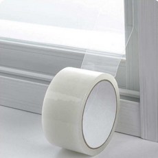 외풍 테이프 마감 바람막이 틈새막이 뽁뽁이 틈새 투명 문풍지 창문 차단 방풍 단열, ONE
