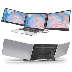 KEFEYA 15.6인치 FHD IPS 노트북 휴대용 트리플 스크린 포터블 보조 모니터, S7, 39.5cm