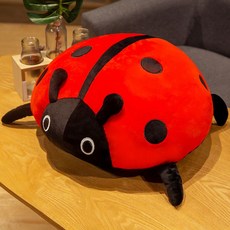 봉제인형 인테리어 칠성 무당벌레 40cm 생일 쿠션 레드