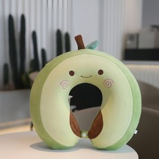 애니멀 목베개 쿠션, 아보카도