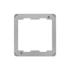 클린 디아트 콘센트보조대 2개용 실버, 1개