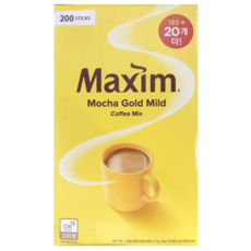 맥심 모카골드 마일드 커피믹스 선물세트, 12g, 200개입, 1개