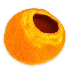 캐티맨 울펠트 숨숨집 주머니, YELLOW, 1개