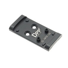 (100% 미국 정식 수입) DPP Titanium GLOCK 락 17 19 표준 MOS Osight K/S/SE와 호환되는 어댑터 플레이트 ——GL-MOS-OS (유튜브 추천