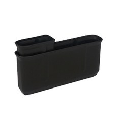 YSA 車用椅縫零錢盒 增加車內收納空間，防止物品掉落，提升駕駛安全, 1個, 黑