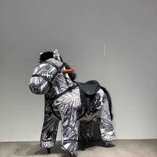 승마장난감 바퀴가 달린 말장난감 말타기 목마 흔들말, 1개, 30. 스케치 말